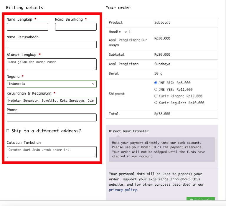 IndoOngkir IndoCheckout