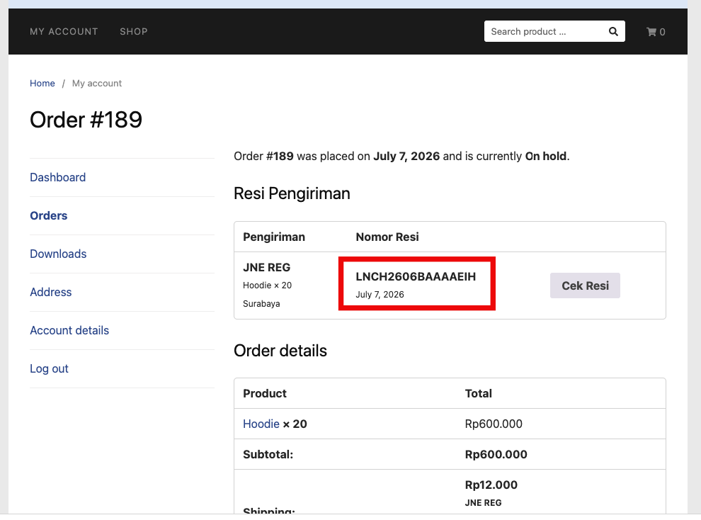 IndoOngkir IndoResi